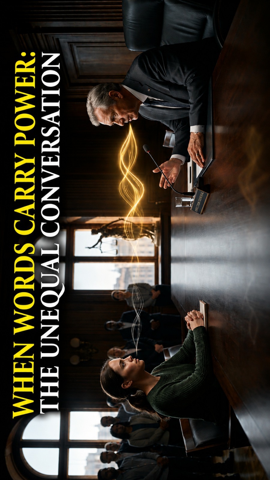 When Words Carry Power: The Unequal Conversation