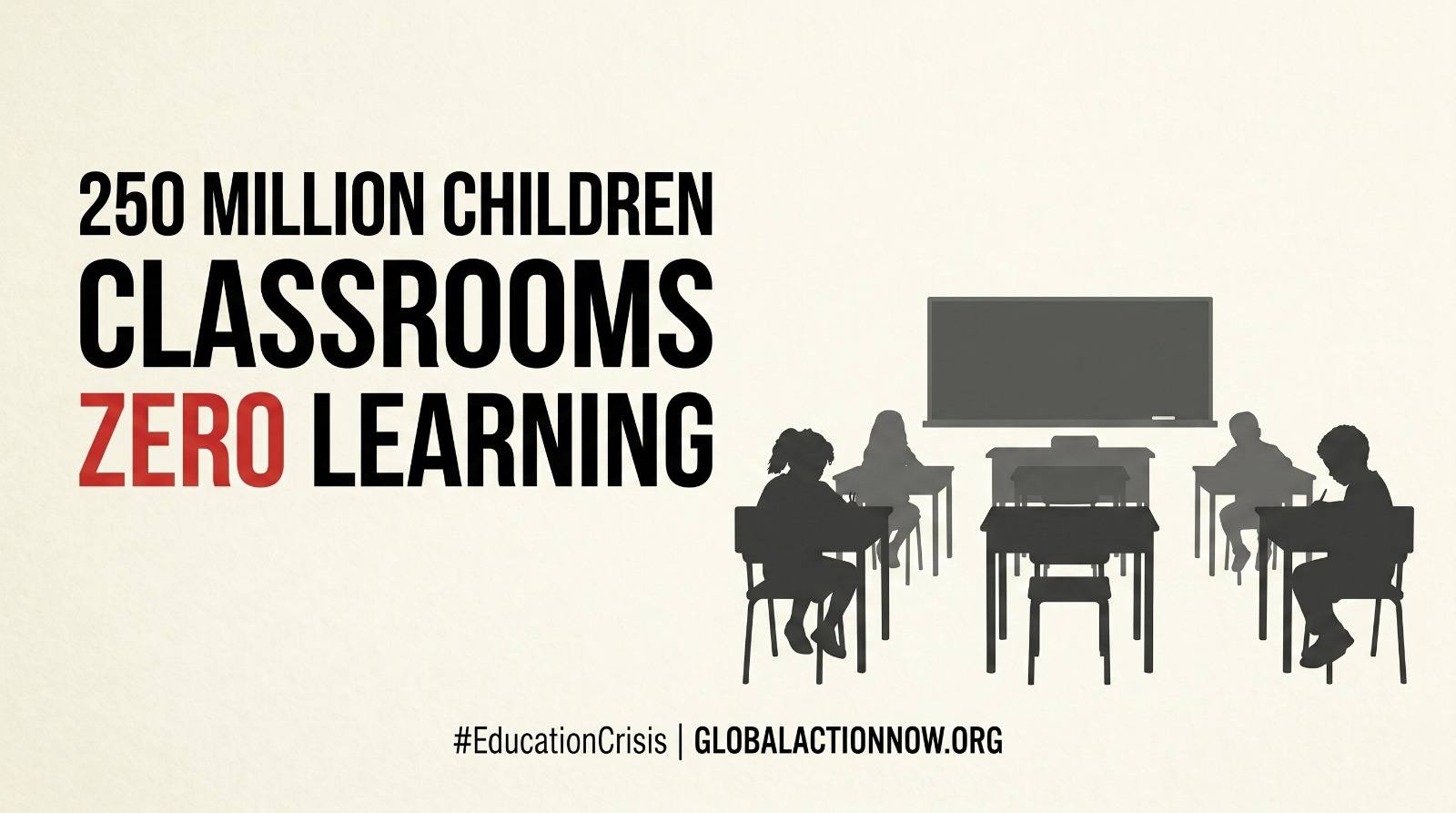 250 Million Children  Classrooms Zero Learning 