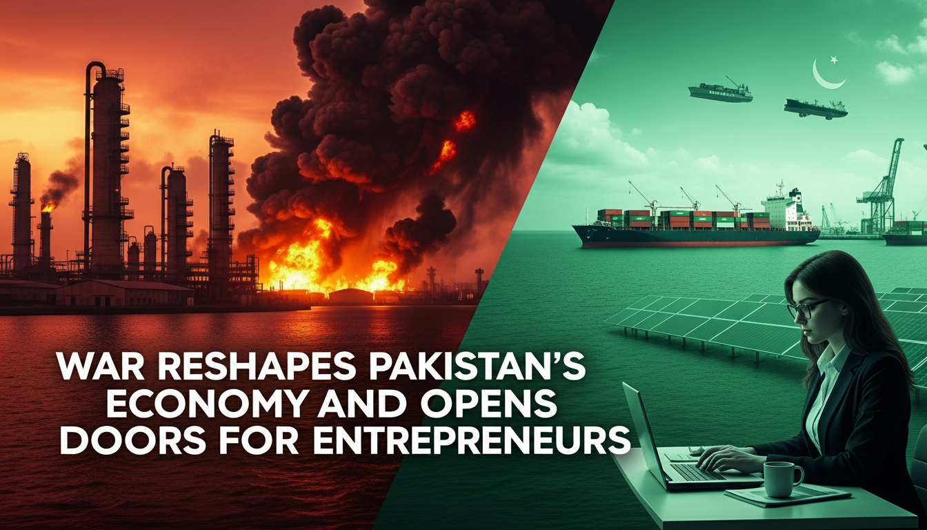 WAR RESHAPES PAKISTAN’S ECONOMY AND OPEN DOORS FOR INTERPRENEURS 